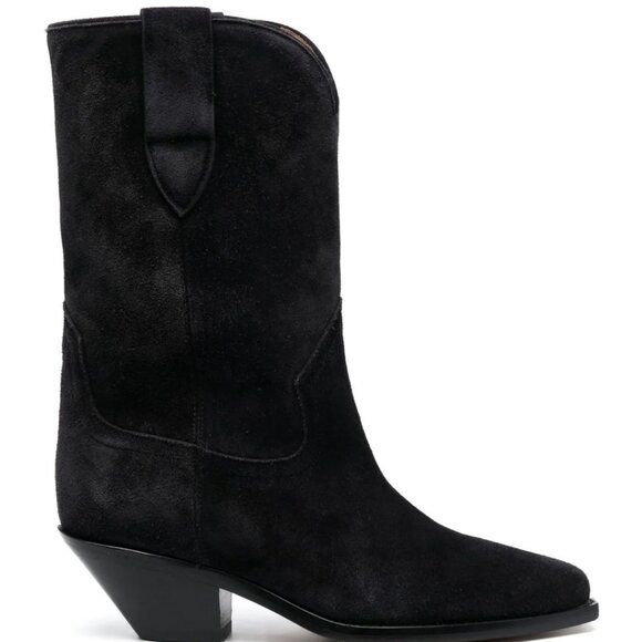 Isabele Murant Dahope Boots In Black Suede
